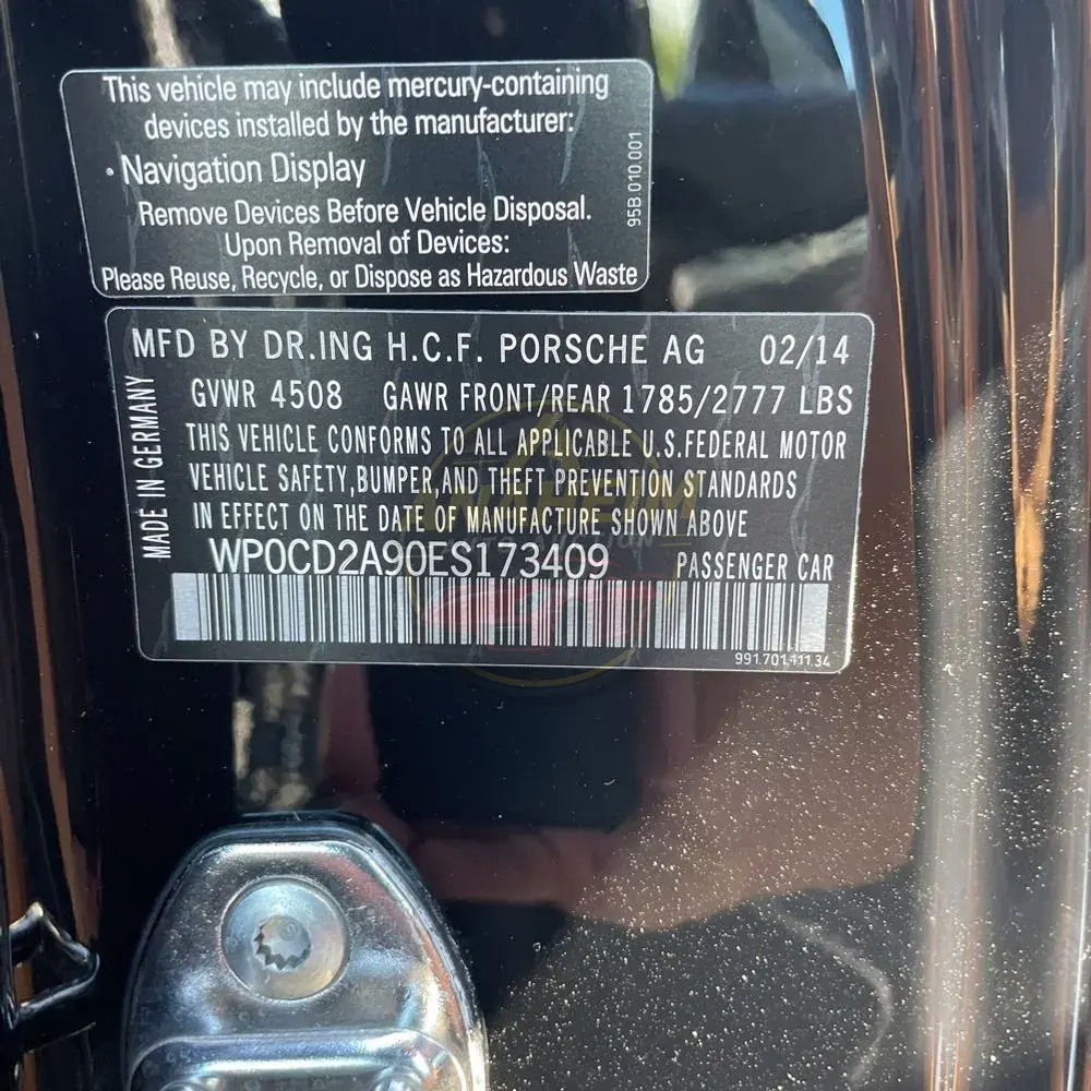 2014 Porsche 911 Carrera 4 Base