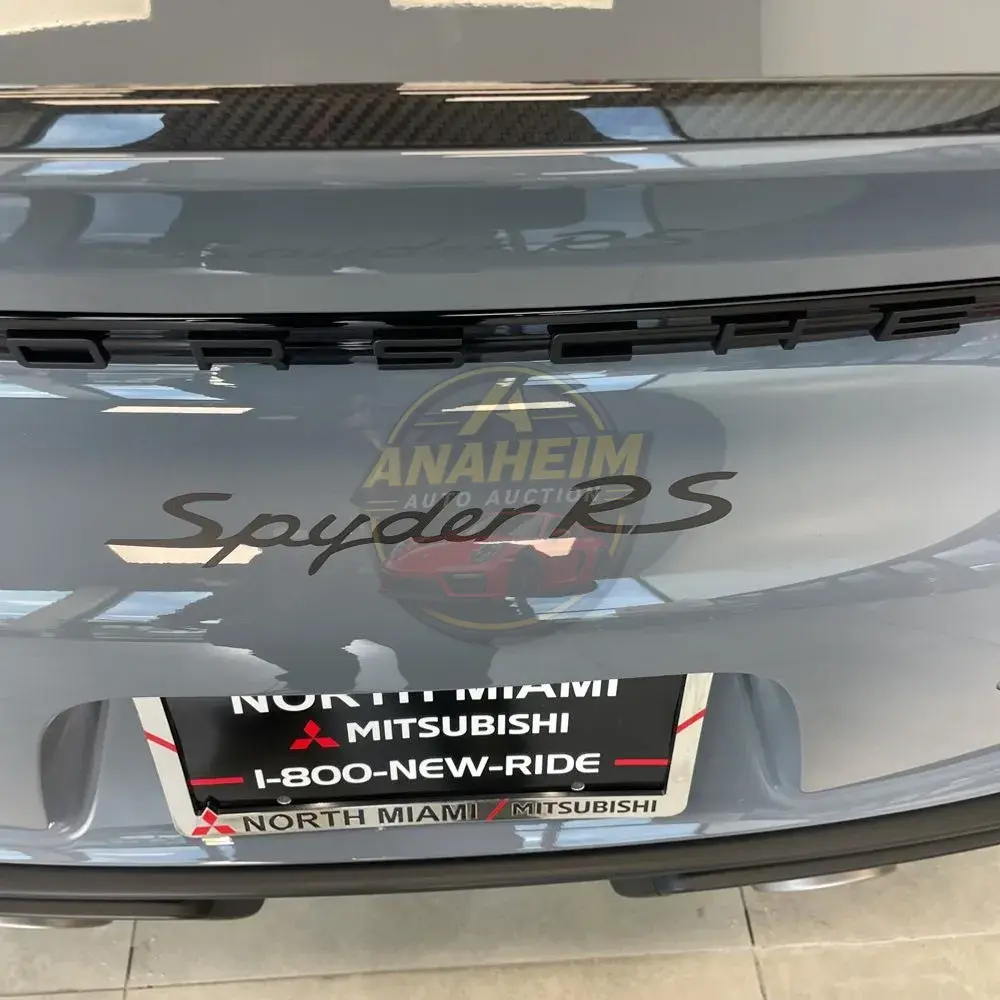 2025 Porsche 718 Boxster Spyder RS