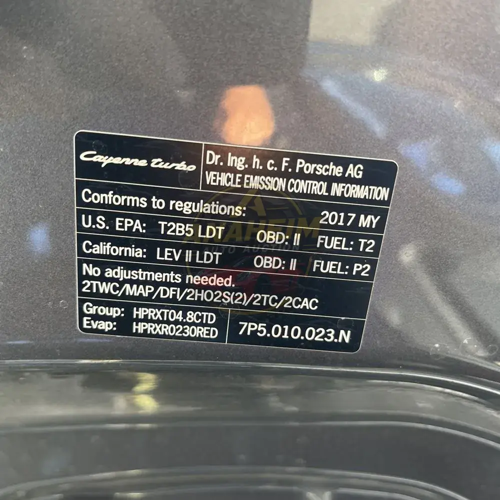 2017 Porsche Cayenne Turbo