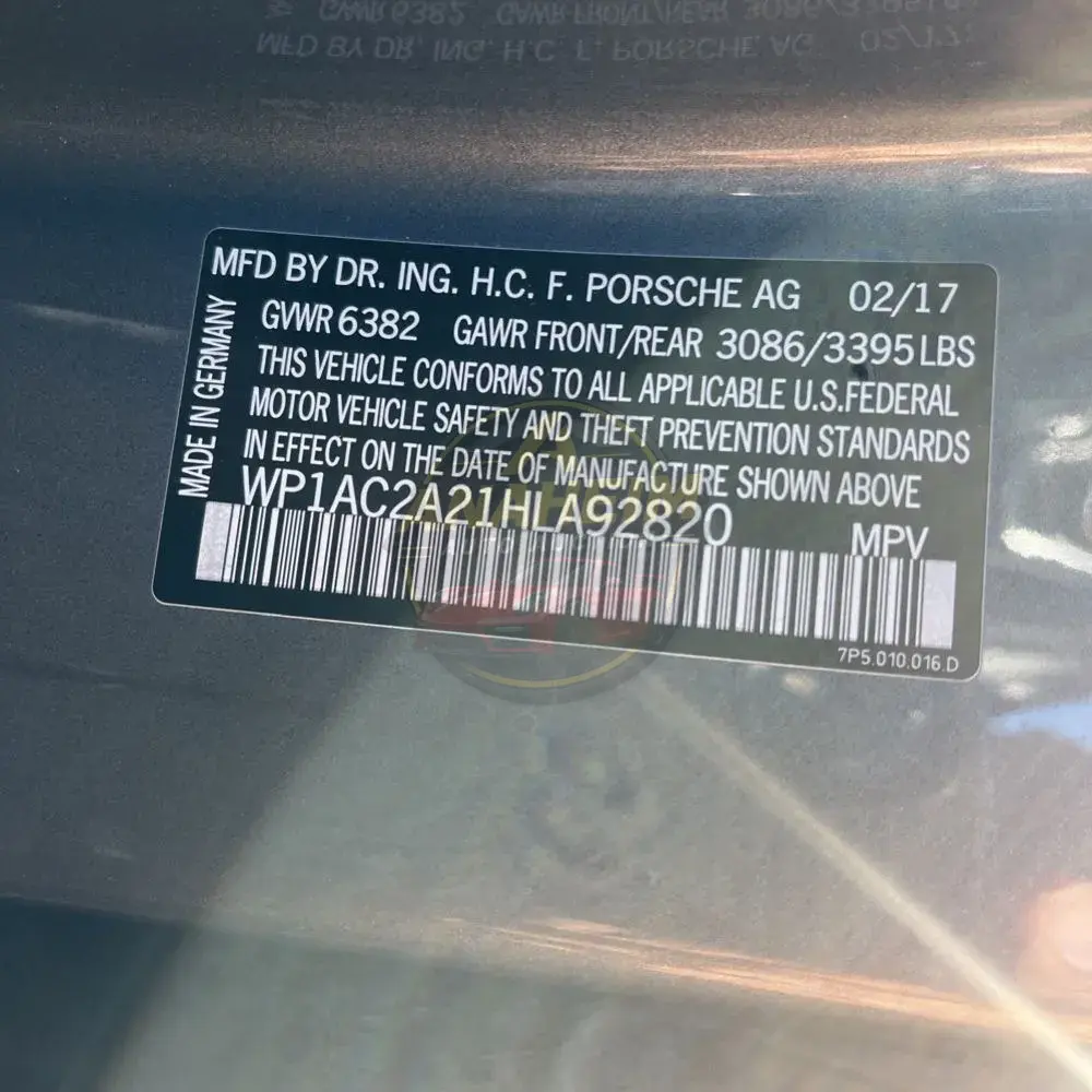 2017 Porsche Cayenne Turbo