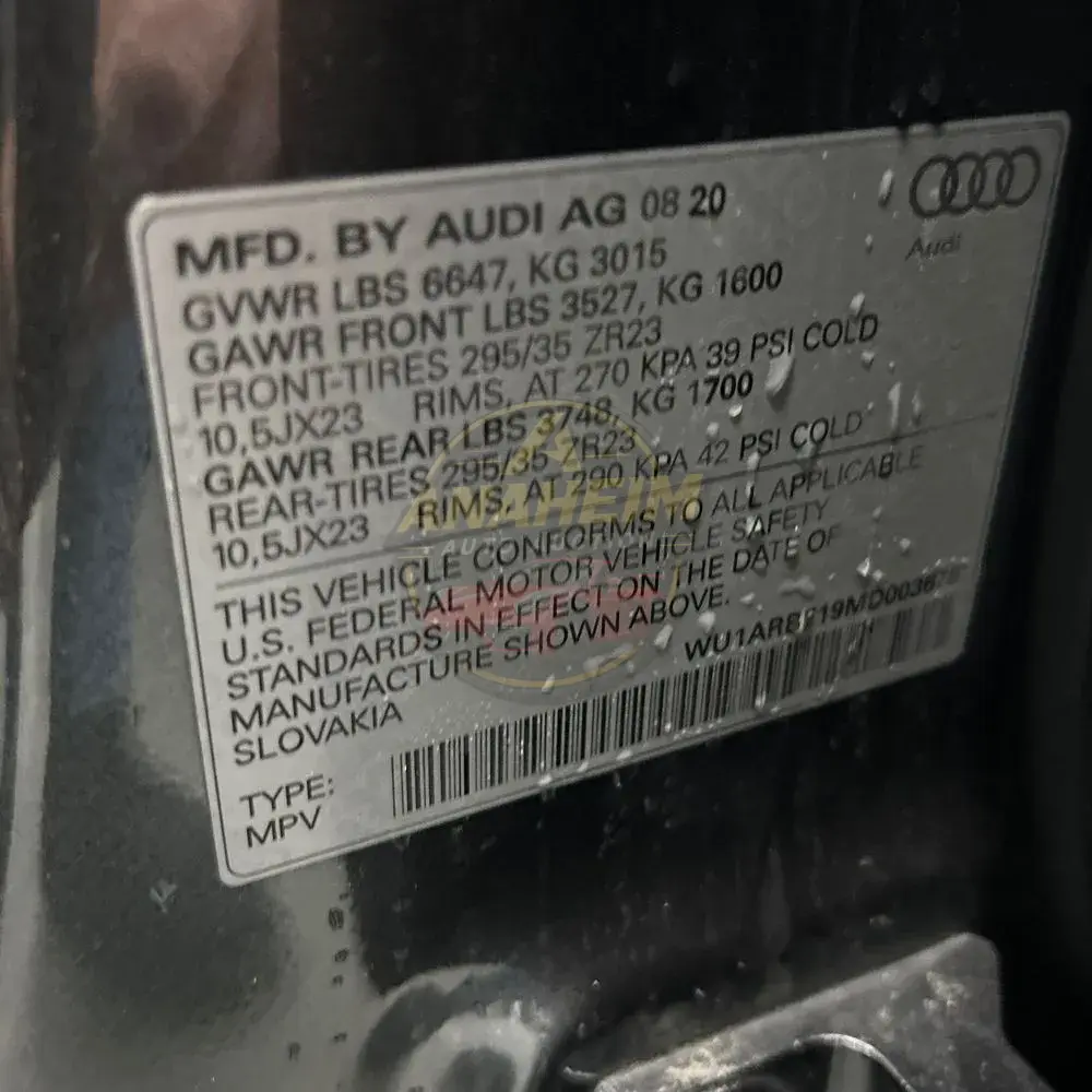 2021 Audi RS Q8