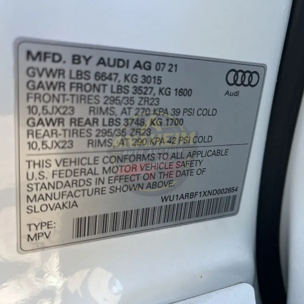 2022 Audi RS Q8