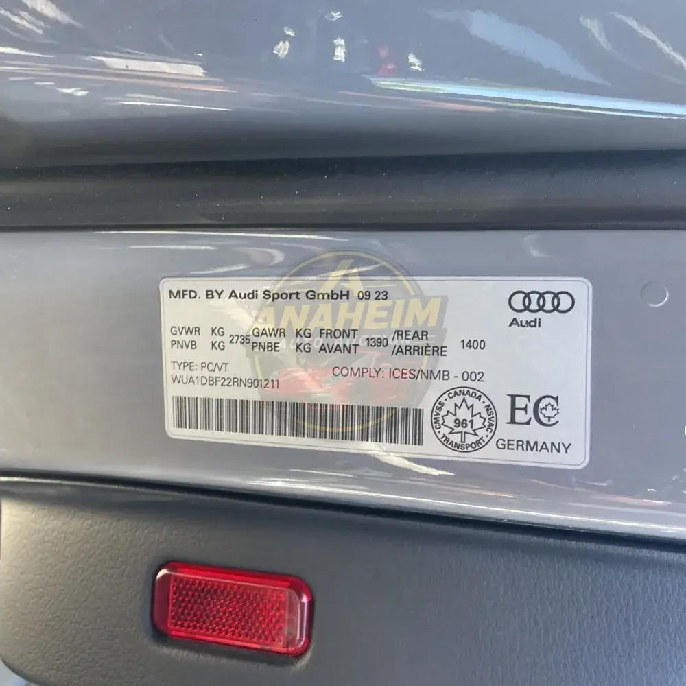 2024 Audi RS 6 Avant 4.0T Quattro Avant Performance