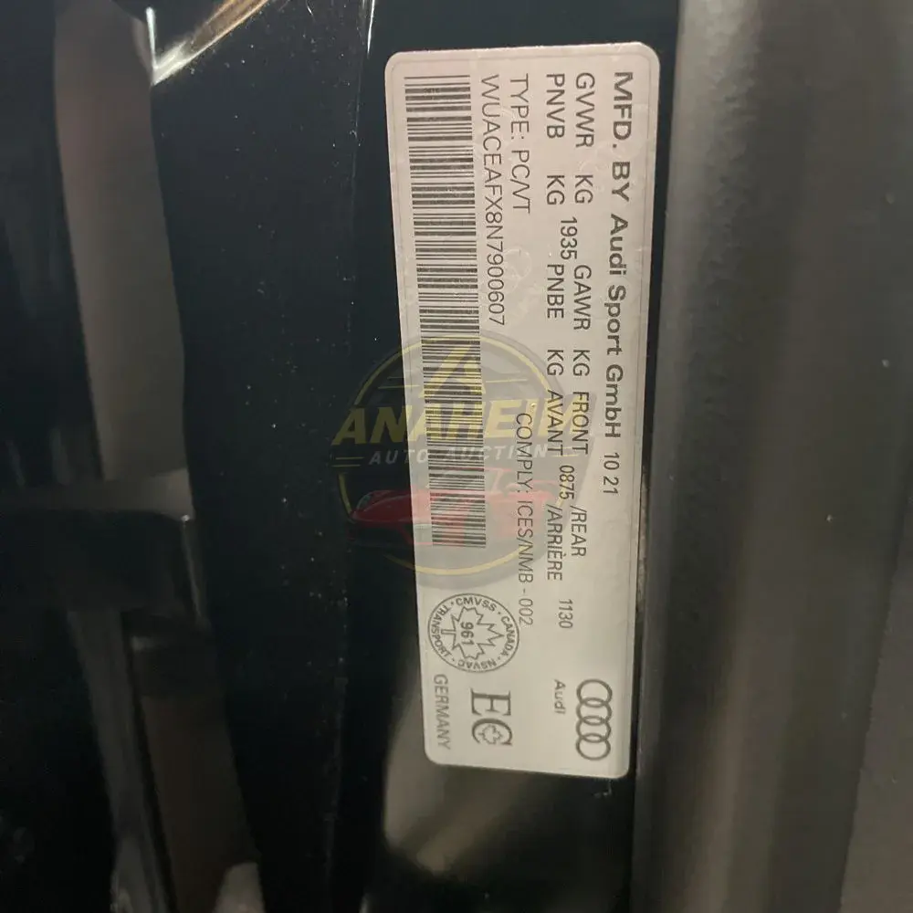 2022 Audi R8 V10