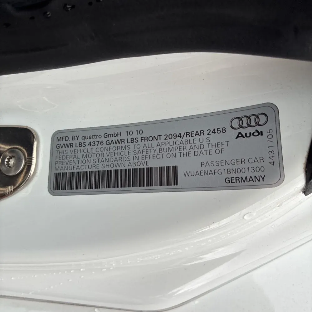 2011 Audi R8 5.2