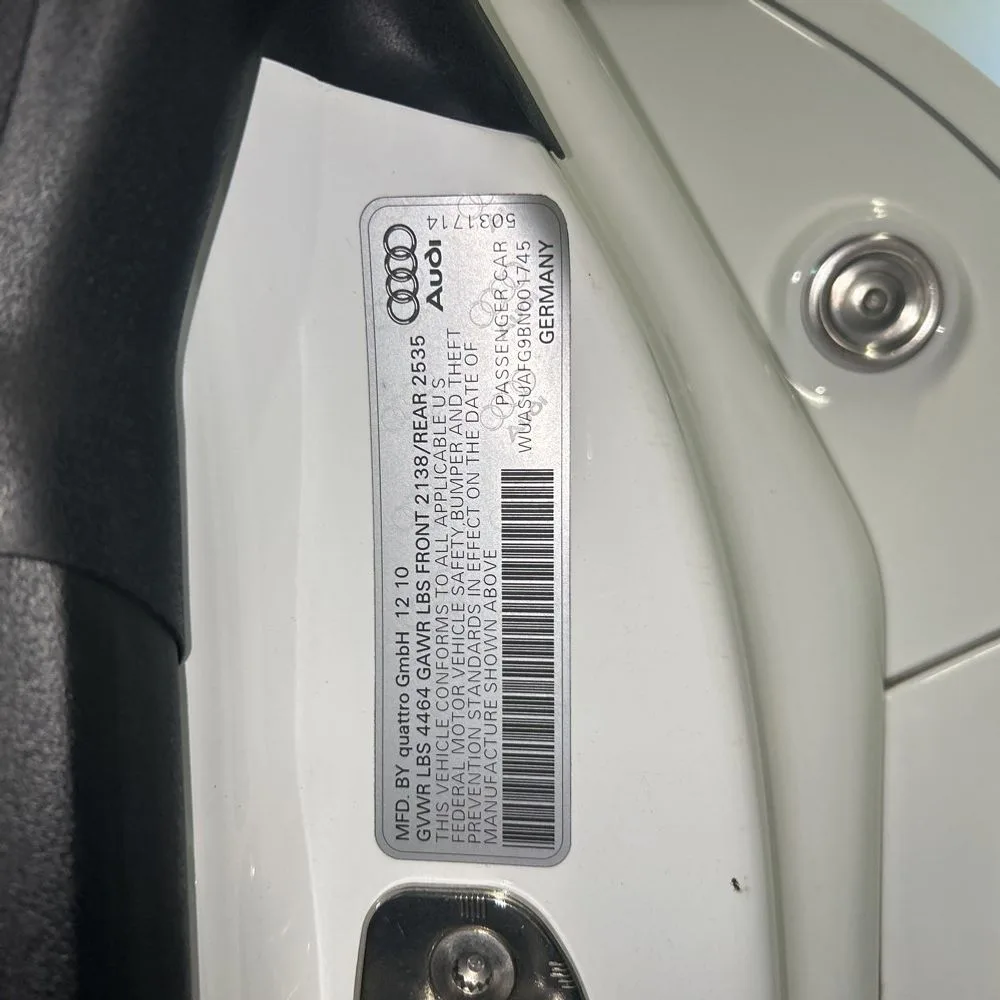 2011 Audi R8 4.2 Spyder