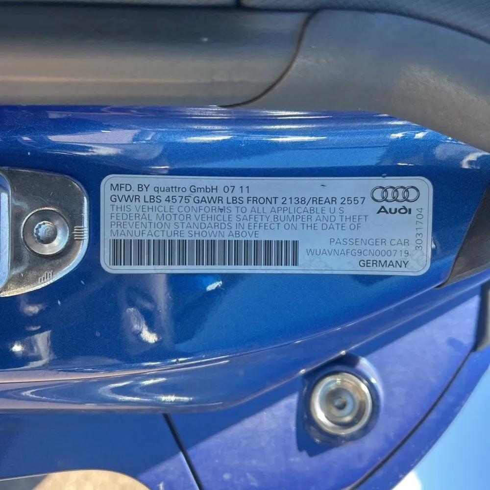 2012 Audi R8 5.2