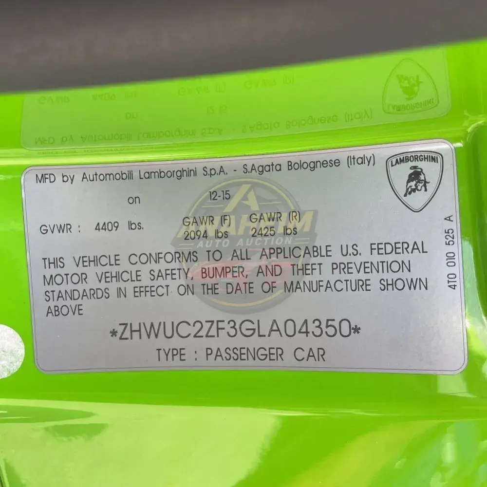 2016 Lamborghini Huracan LP 580-2