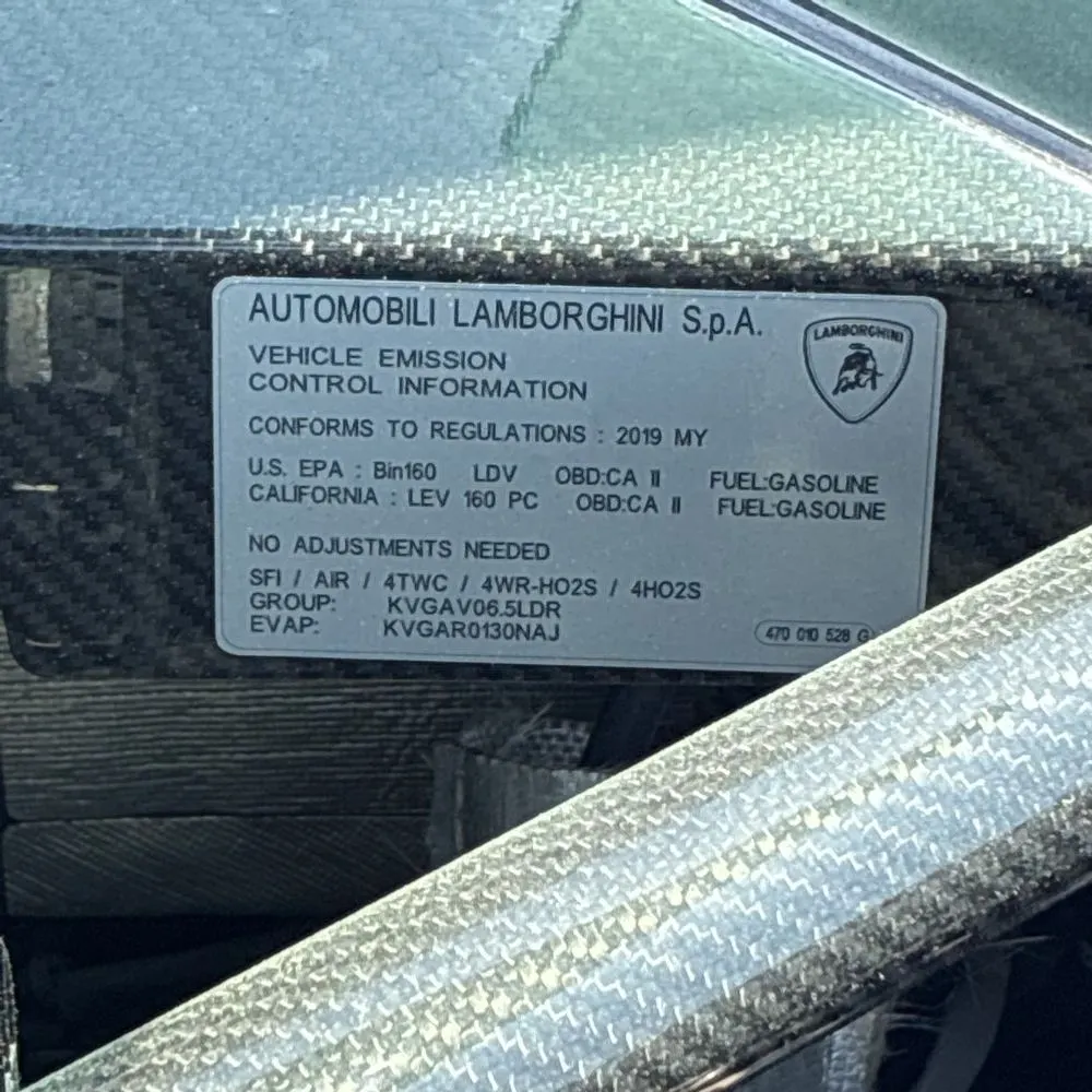 2019 Lamborghini Aventador S